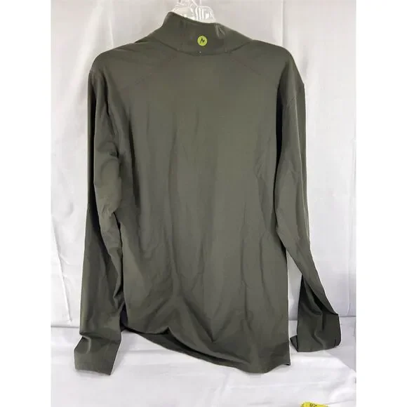 Marmot Men's Green Fleece 1/2 Zip Pullover Top Sweatshirt Size L - Picture 7 of 10